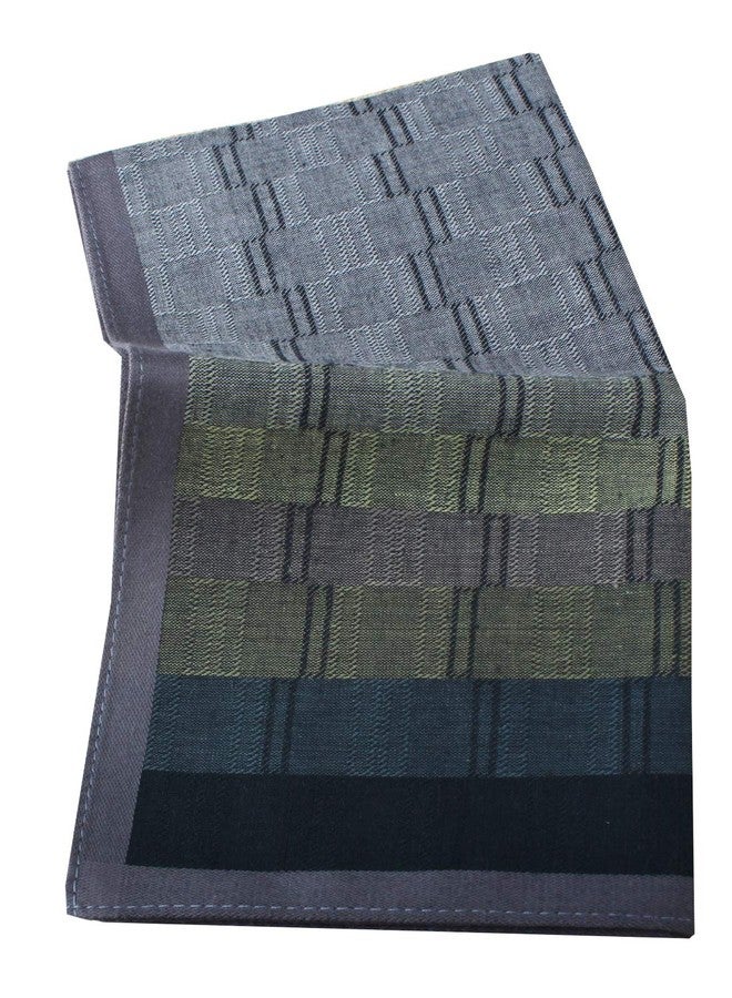 MemoryHanky Cotton Men's Soft Handkerchiefs Assorted Color Pack of 6 - Image 5
